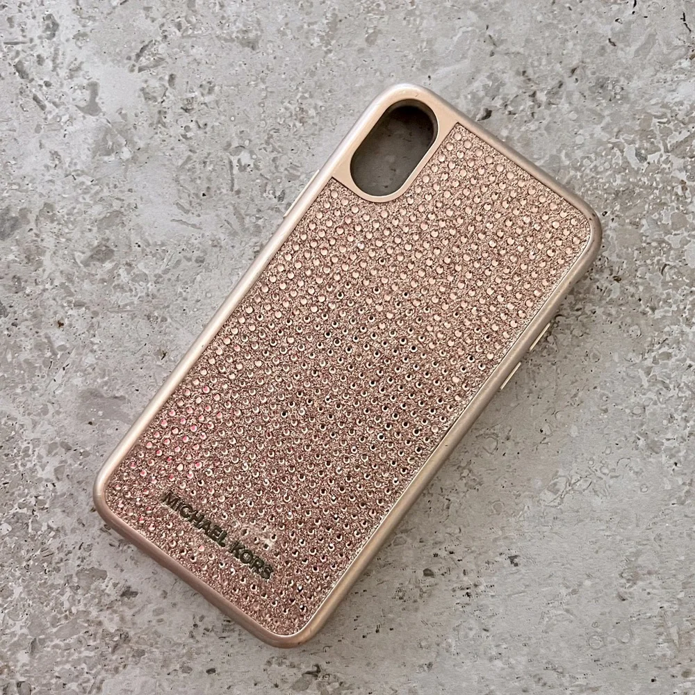 Michael Kors Rose Gold iPhone X Phone Case, Retail $100